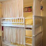 Ikea bunk bed with curtains