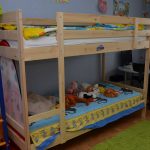 Ikea bunk bed with toys