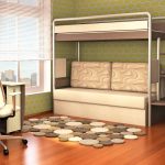 bunk bed ikea beige