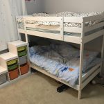 bunk bed ikea light beige