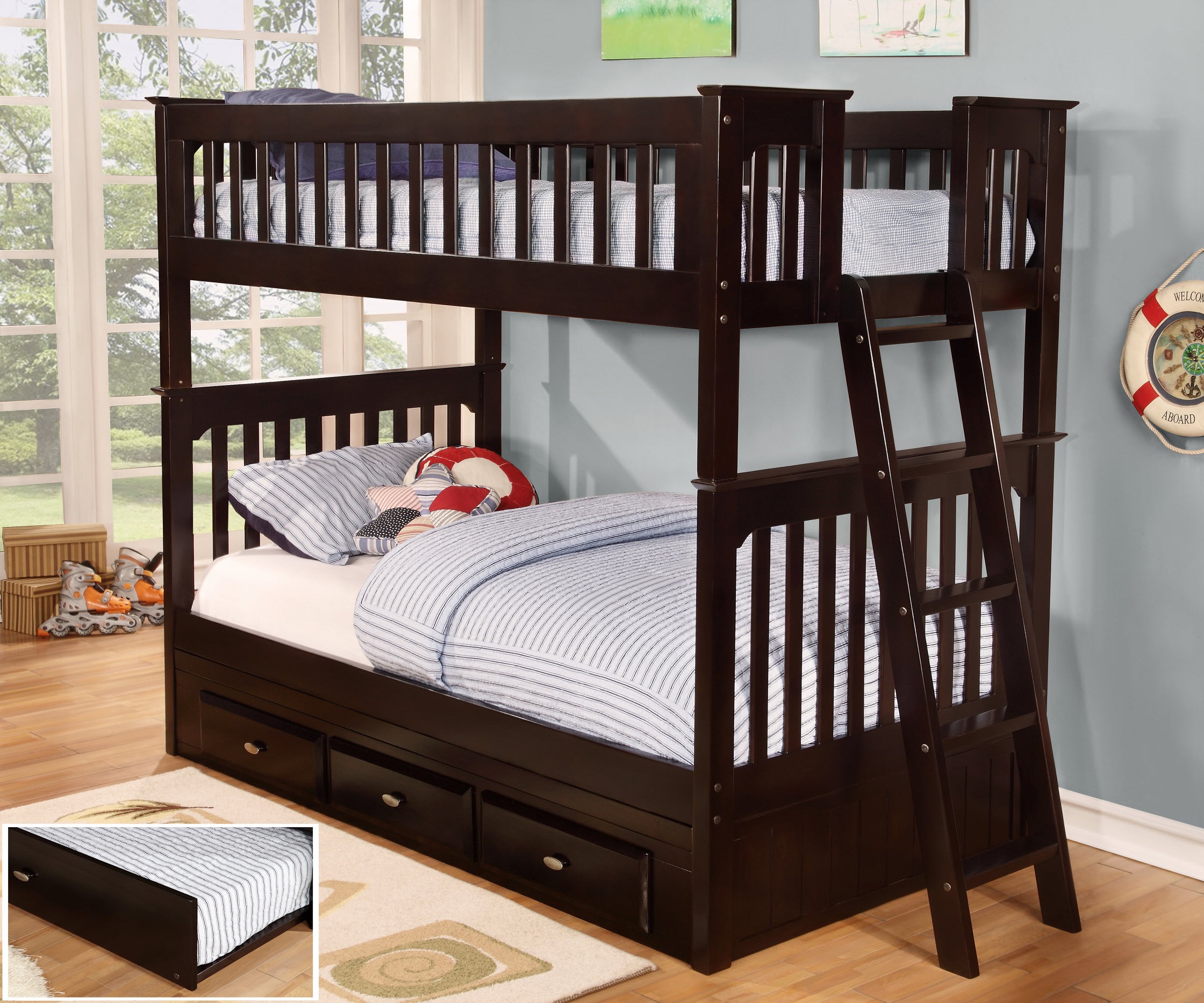 classic bunk bed