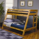 children's bunk bed dark blue