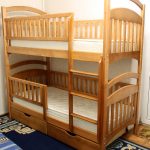 children's bunk bed with slats