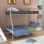 children's bunk bed blue and green