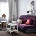 sofa purple regular