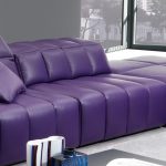 sofa purple leather