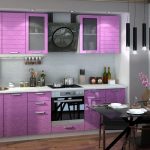 purple kitchen set light