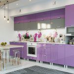 purple kitchen set lilac