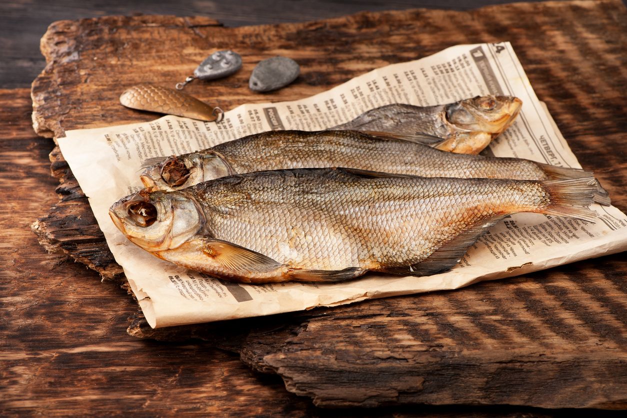 photo of dried fish