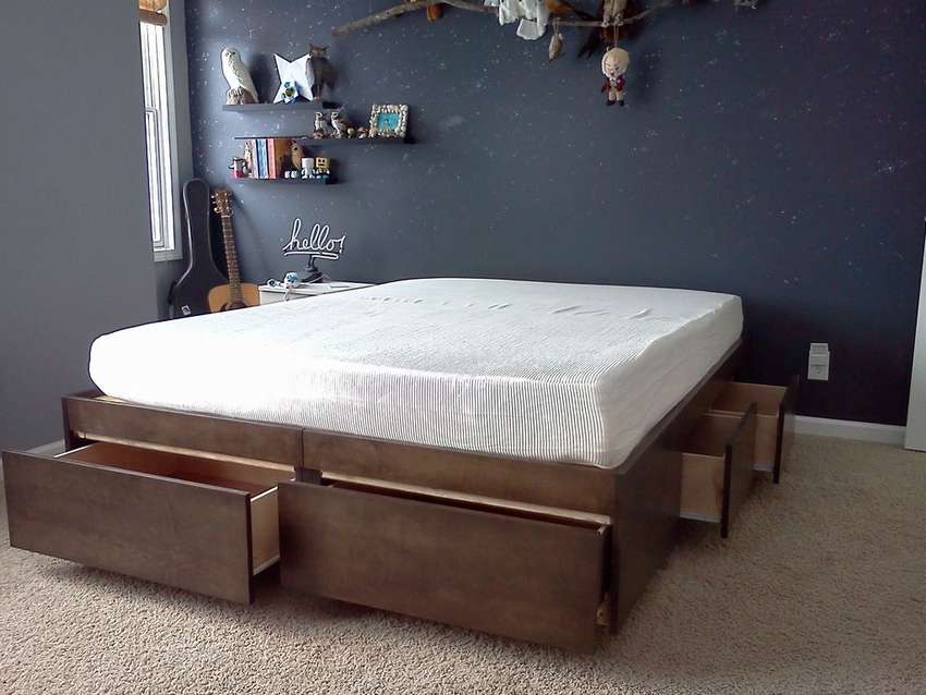 finished bed