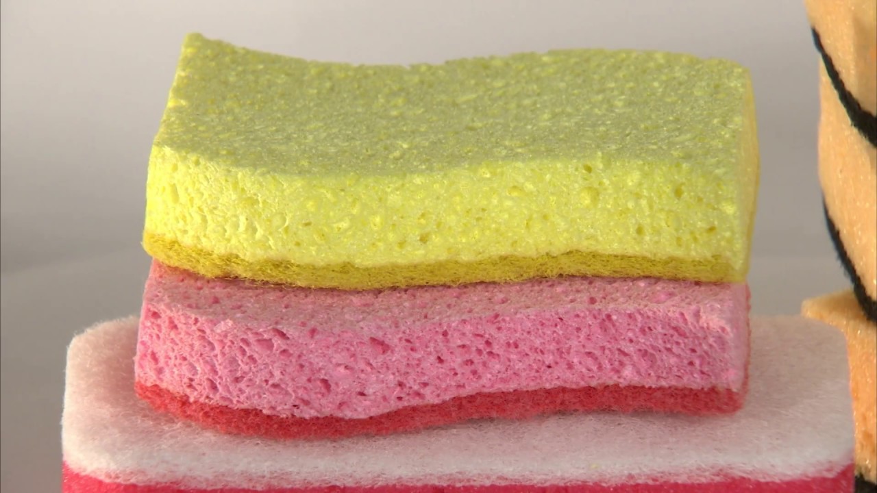 Sponges made of different materials