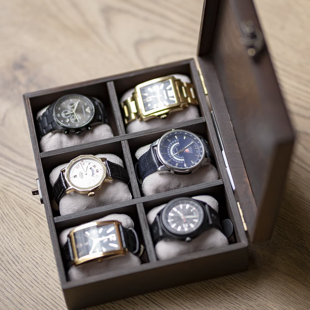 stockage de montre