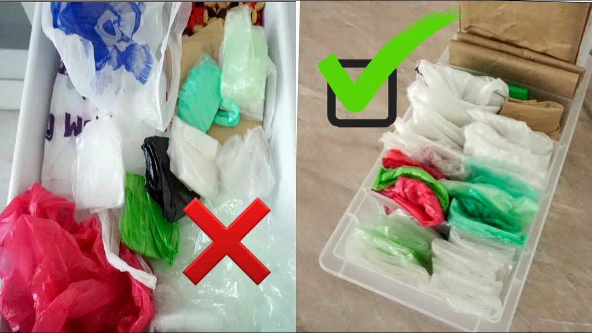 storing bags in the kitchen ideas