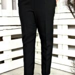 trousers with arrow black