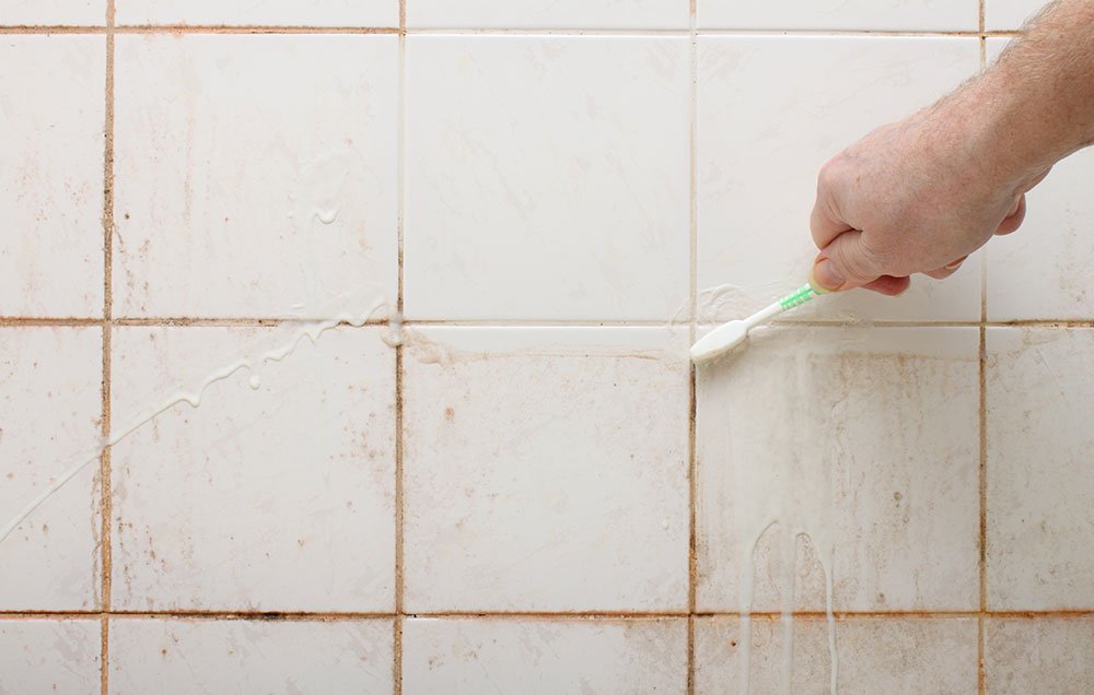 how to clean mold from tiles