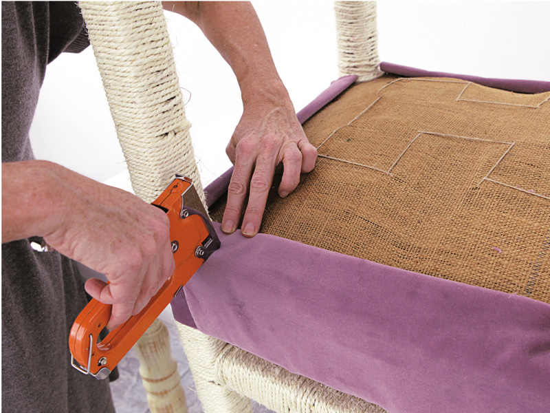 DIY furniture upholstery