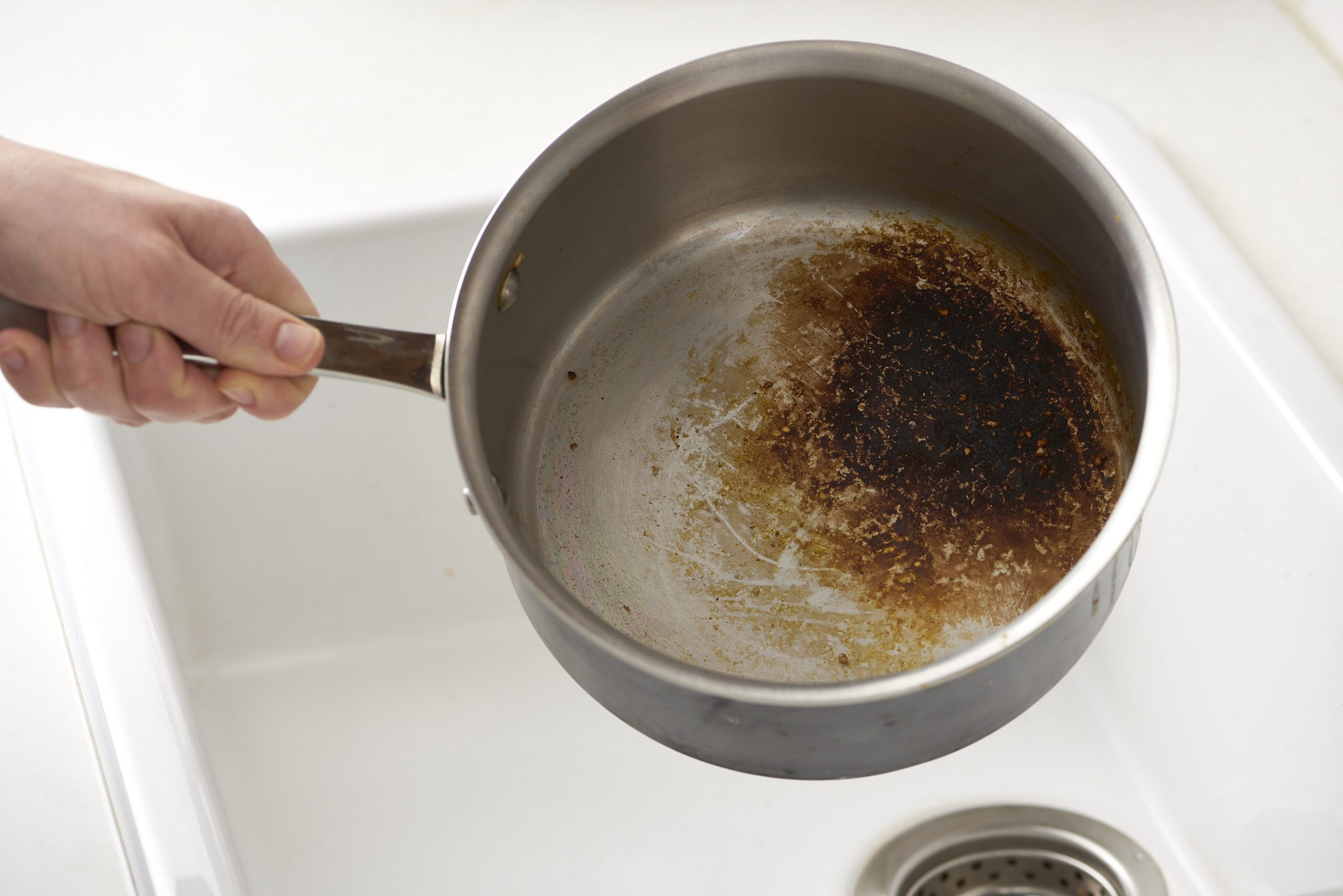 fumes from potatoes in a saucepan