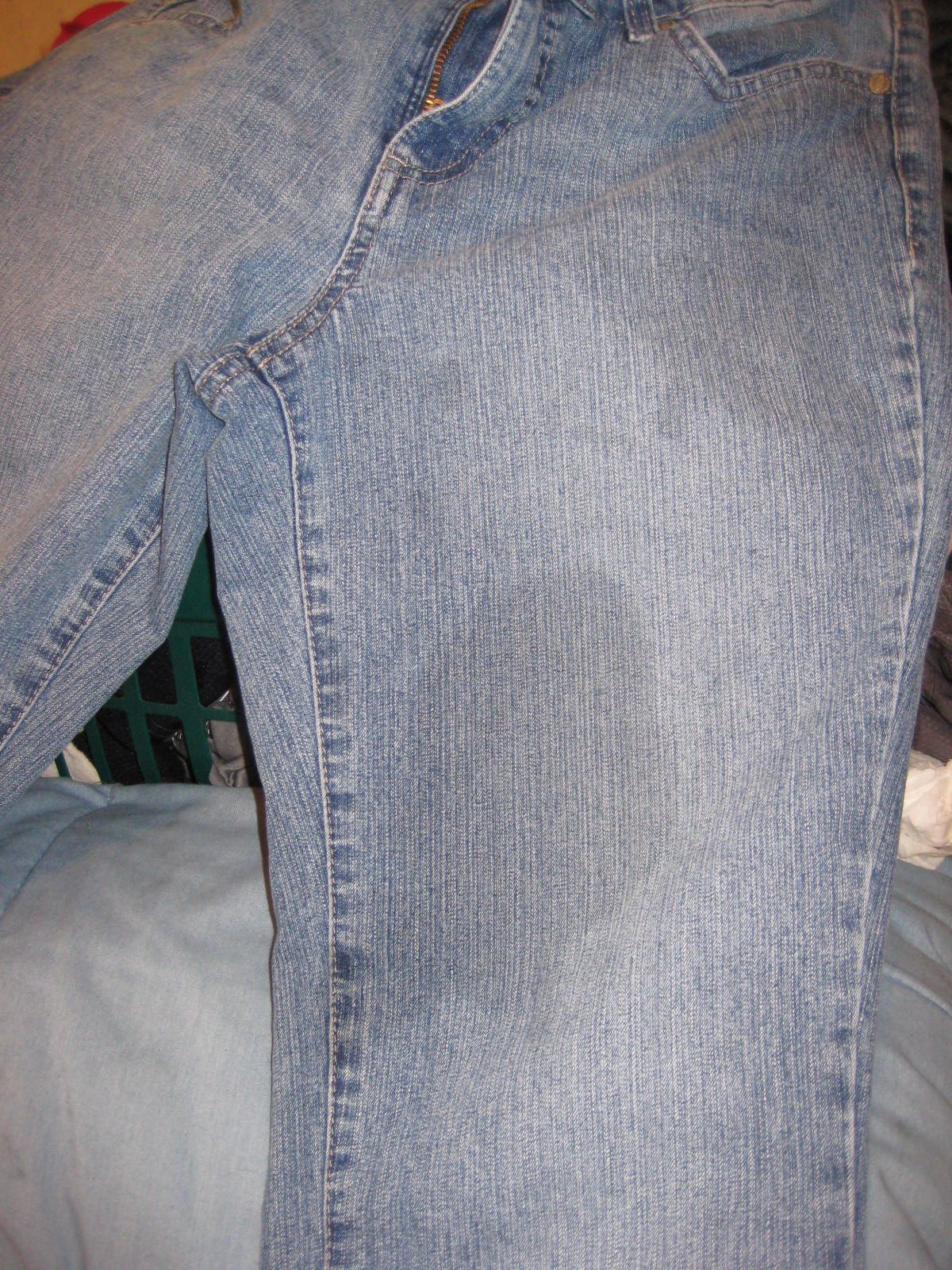 greasy stain on jeans