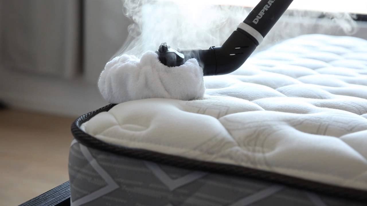 steam cleaning of the mattress