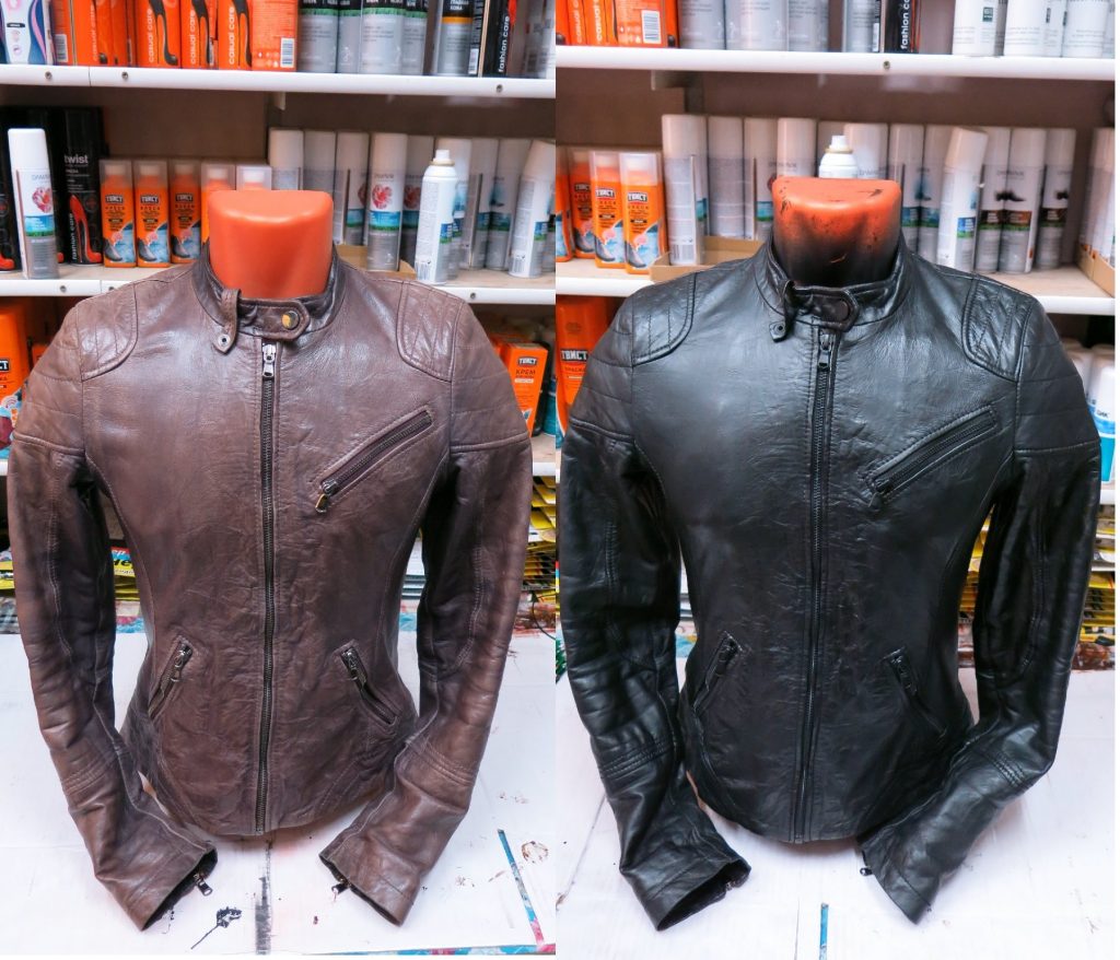 painting the jacket before and after