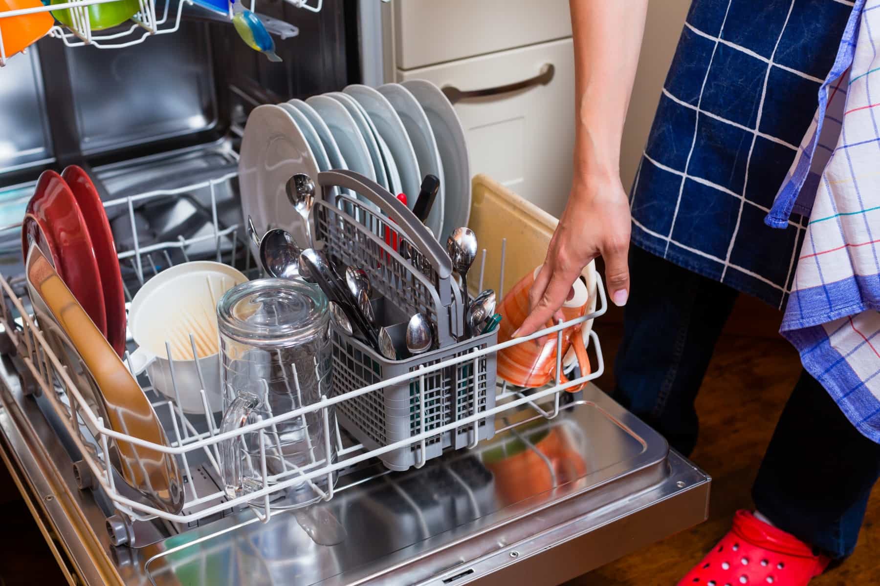 quick wash in the dishwasher