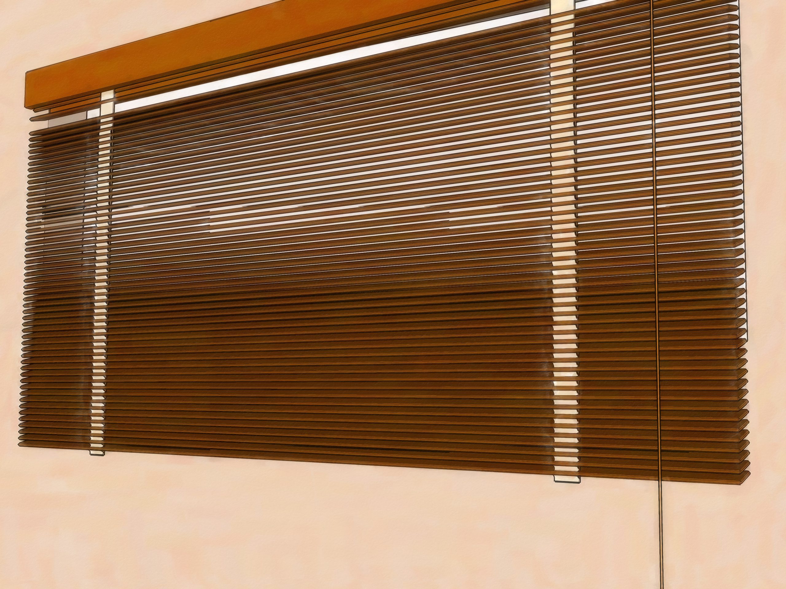 wooden blinds