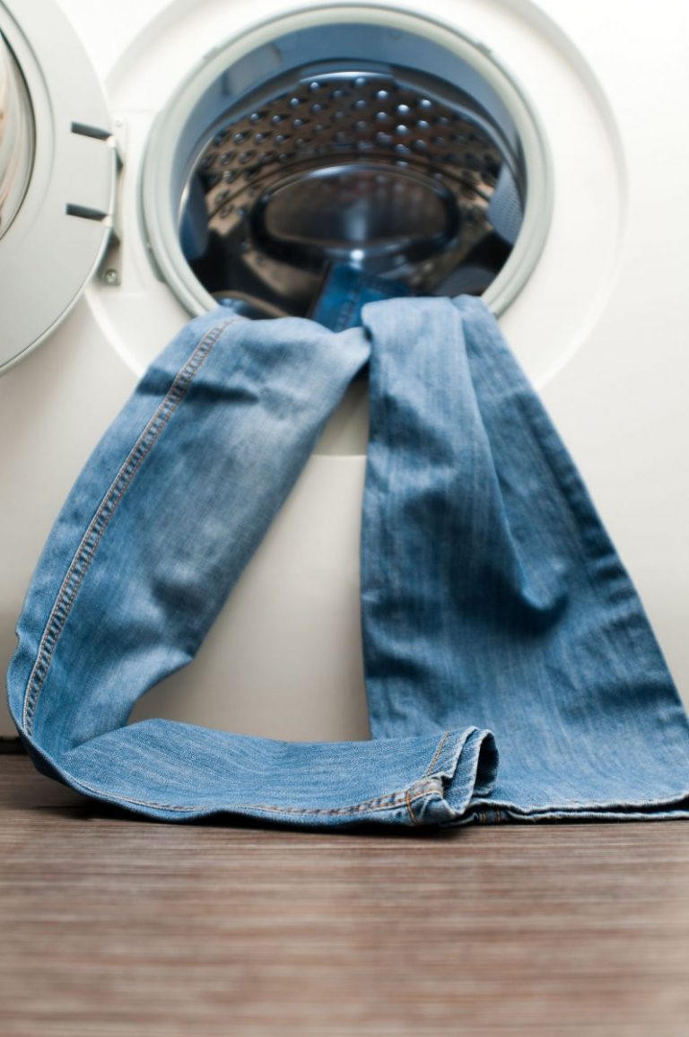 frequent washing of jeans