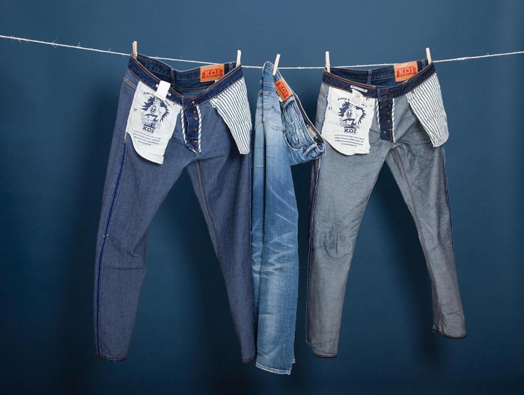 drying jeans