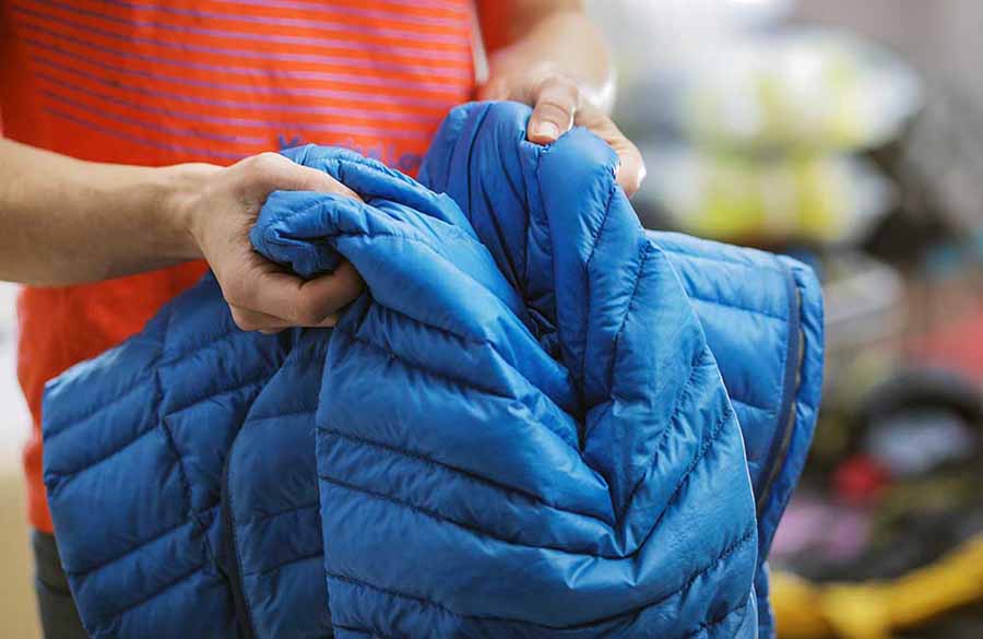 how to wash a down jacket