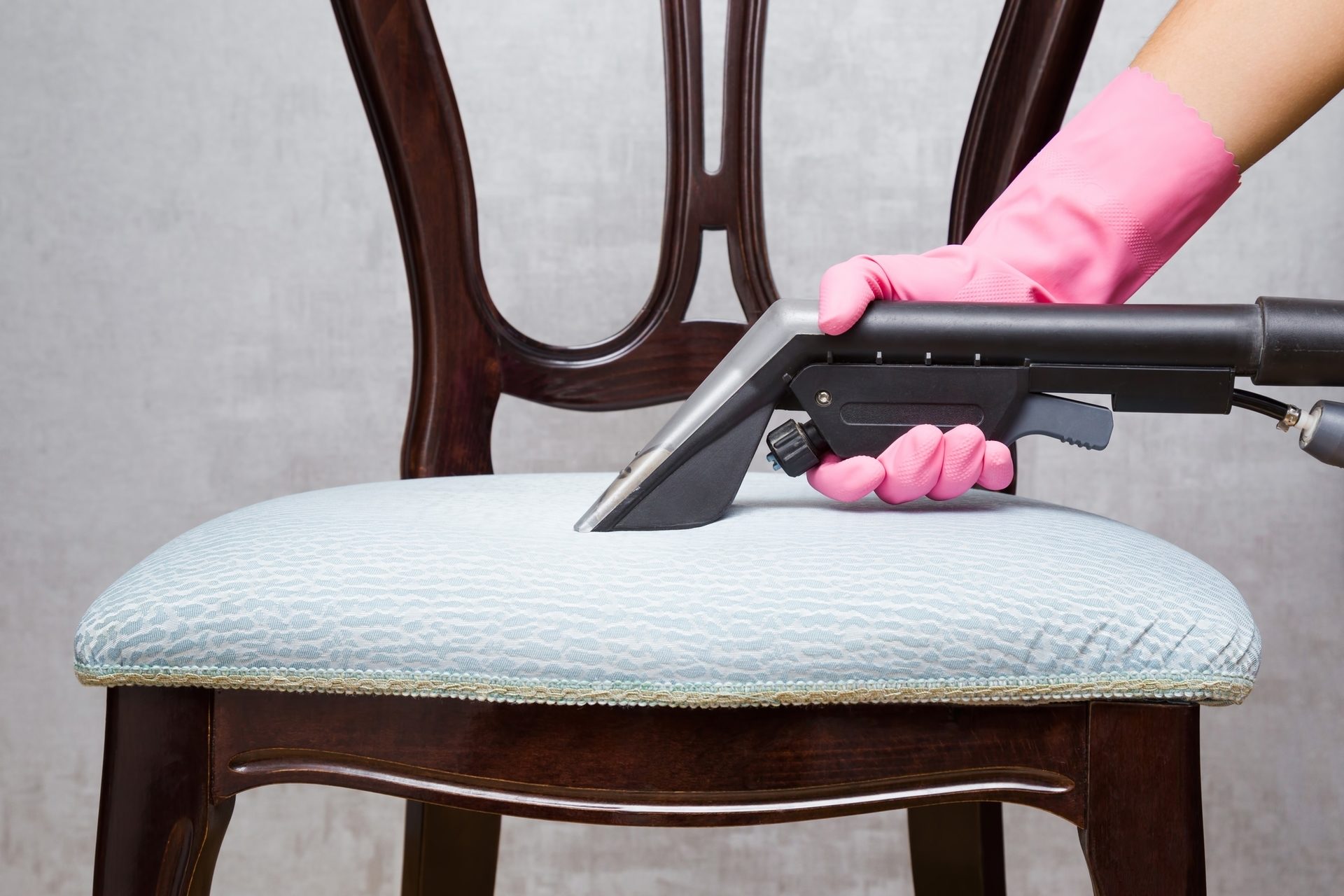 soft chairs in the kitchen