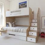 bunk bed with wardrobe ladder