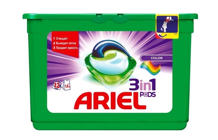 washing capsules Ariel Color 3 in 1