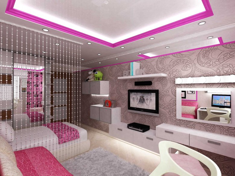 room for a teenage girl in a modern style