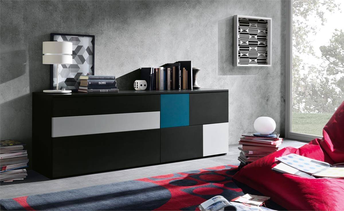 chest of drawers in the interior modern