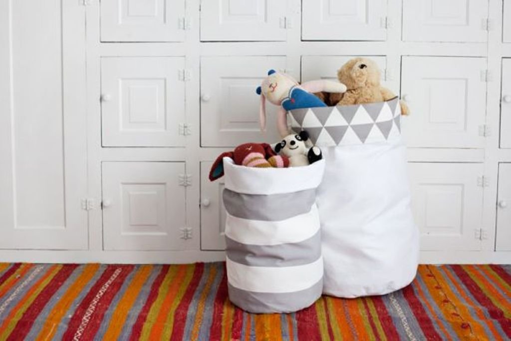 fabric baskets for toys