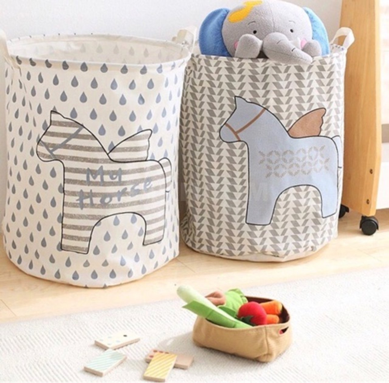 fabric baskets for toys