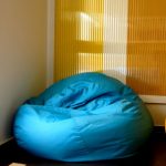 beanbag chair blue