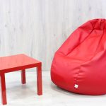 bean bag chair red