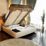 bed with lifting mechanism decor ideas