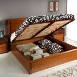 bed with lifting mechanism interior ideas