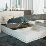 bed with lifting mechanism options