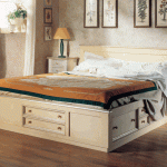 bed with drawers photo decor