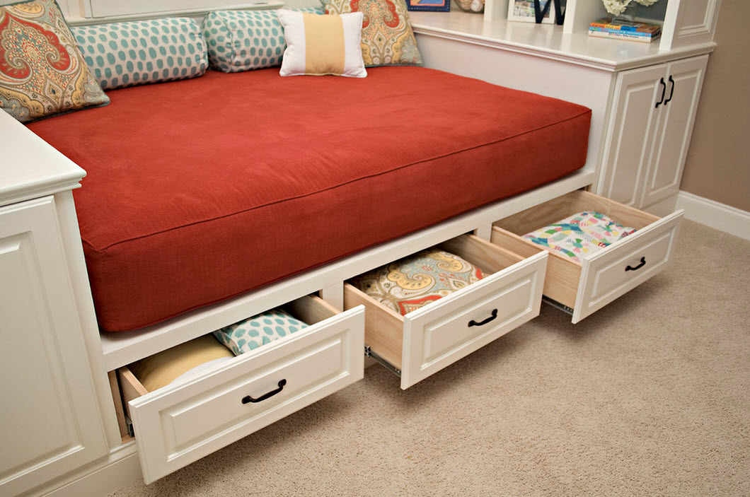 bed with drawers ideas photo