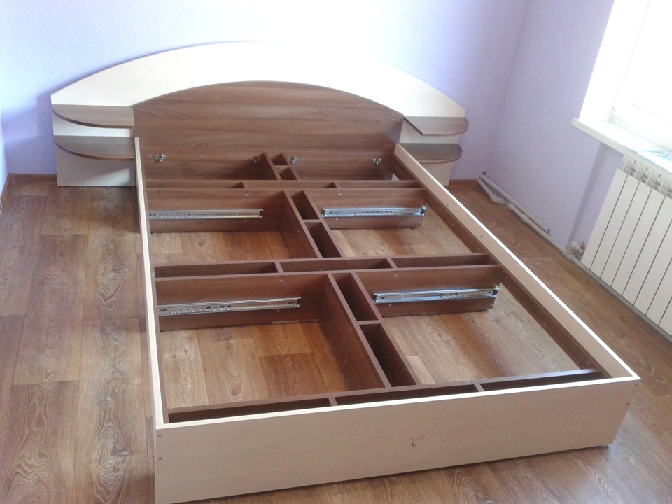 bed with drawers frame