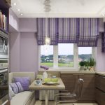 kitchen 9 square meters with sofa decor