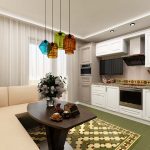 kitchen 9 square meters with sofa ideas views