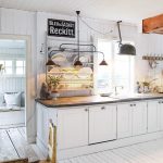 kitchen without upper cabinets design photo