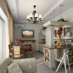 kitchen with sofa decor