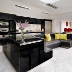 kitchen with sofa design ideas