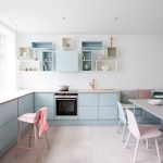 kitchen with sofa types photo